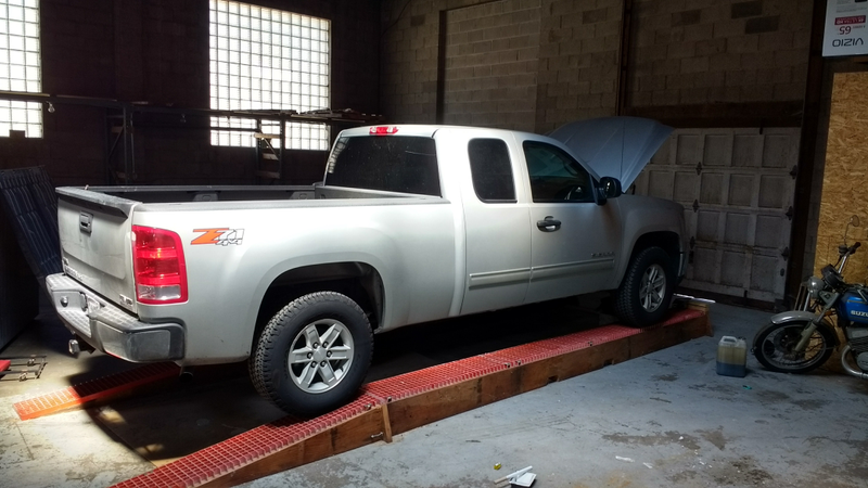 My oil change rig.